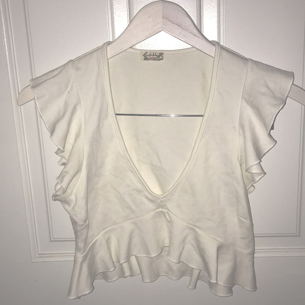 Free people white shirt
